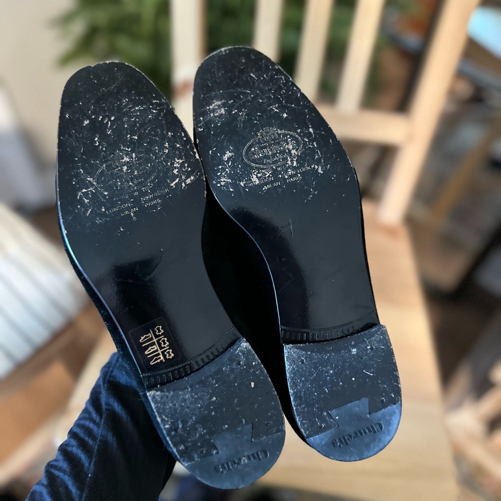 Church's Black Sovereign Rose Velvet Loafers - Picture 4 of 6